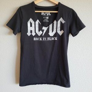 AC/DC Black Graphic T-shirt XS
